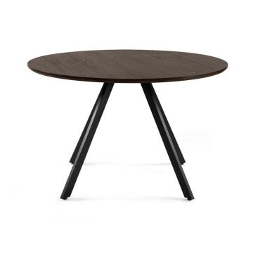 MasÄde dining rotundÄcu aspect de lemn de nuc Ã¸ 120 cm Rivo âu0080Bonami Essentials
