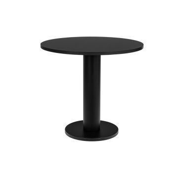 MasÄde dining rotundÄcu blat cu aspect de lemn de stejar Ã¸ 80 cm Sool ânoo.ma