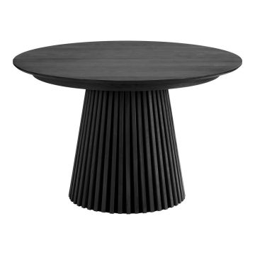 MasÄde dining rotundÄextensibilÄcu blat cu aspect de lemn de stejar cu blat suplimentar Ã¸ 120 cm Osaka âu0080House Nordic