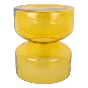 Măsuță auxiliară rotundă din sticlă ø 35 cm Doble – Leitmotiv