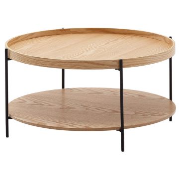 Măsuță De Cafea din material pe bază de lemn, 78/78/40 cm