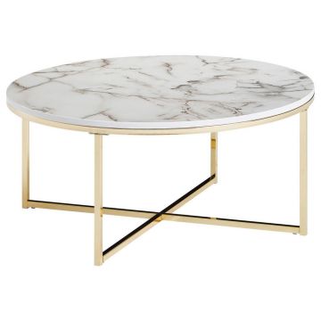 Măsuță De Cafea din material pe bază de lemn, 80/80/36 cm