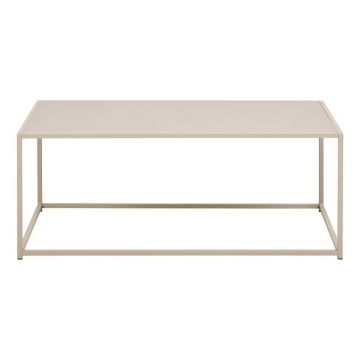 Măsuță de cafea gri din oțel 50x100 cm Seaford – Actona