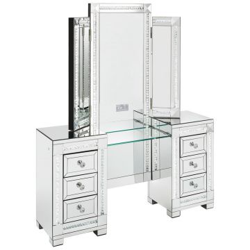 Măsuță De Machiaj, argintiu