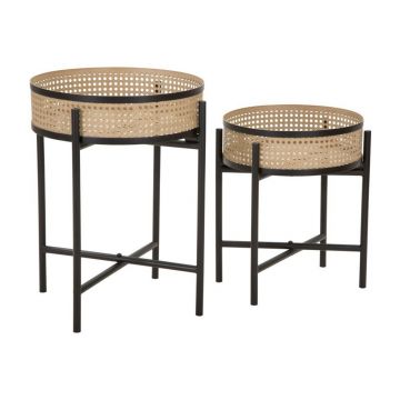 Măsuțe auxiliare 2 buc. rotunde ø 40 cm Fuji – Mauro Ferretti