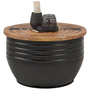 Masuta De Cafea din lemn, metal, 75/75/45 cm