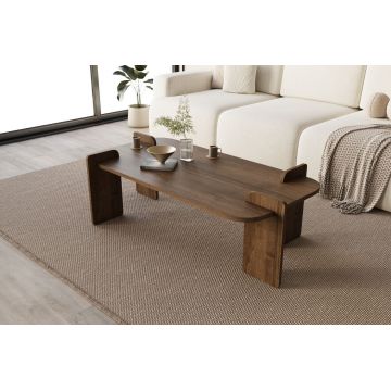 Masuta de cafea, Hanah Home, Lovge, 120x35x60 cm, Maro