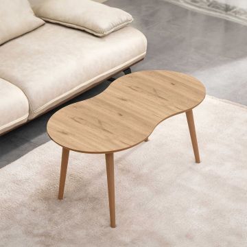 Masuta de cafea, Hanah Home, Moon, 99x45x54 cm, Stejar