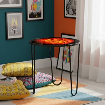 Masuta de cafea, Hanah Home, Shb-033-E, 53x55x53 cm, Multicolor