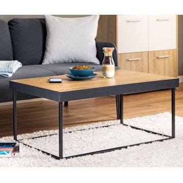 Masuta de cafea Passione, Inter Link, 90x55x40 cm, lemn, stejar