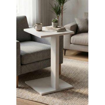 Masuta, Hanah Home, Artmtkcsdtble, 35x56x35 cm, Alb