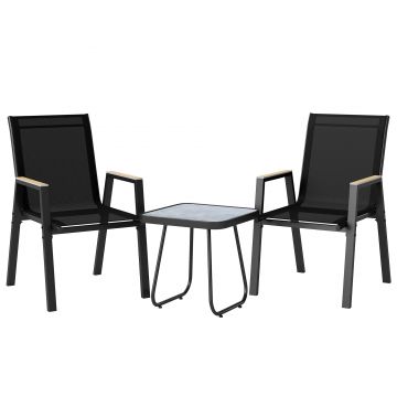 Outsunny set bistro terasă elegant | Aosom Romania