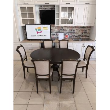 Set Armonia masa extensibila + 6 scaune