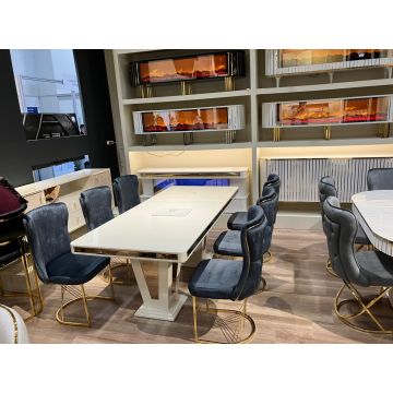 Set masa cu 6 scaune Elegance Flame