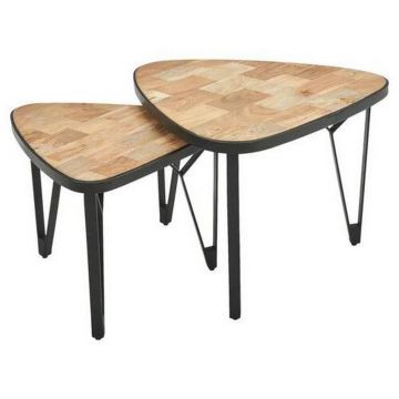 Set Măsuțe De Cafea din lemn, 60/60/45 cm