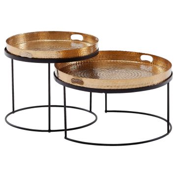 Set Măsuțe De Cafea din metal, 46/46/41 cm