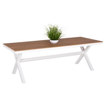 Masa AMIRAL 220X90 CM - Alb