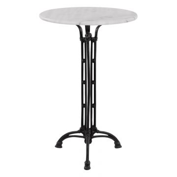 Masa de bar FALEO Ø60 x H110 CM - Alb