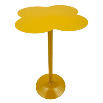 Masa de bar, Mauro Ferretti, Clox, 60x103 cm, metal, galben mustar