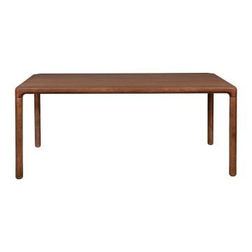 Masă de dining cu aspect de lemn de frasin 90x160 cm Storm – Zuiver