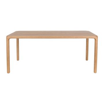 Masă de dining cu aspect de lemn de stejar 90x160 cm Storm – Zuiver