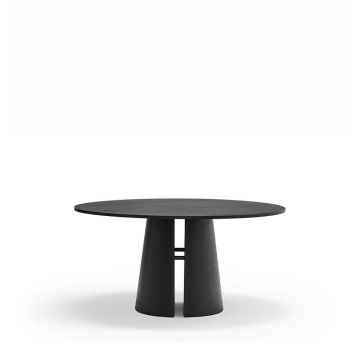 Masă de dining rotundă cu aspect de lemn de frasin ø 157 cm Cep – Teulat