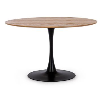 Masă de dining rotundă din metal ø 120 cm Bloom – Yes Everyday