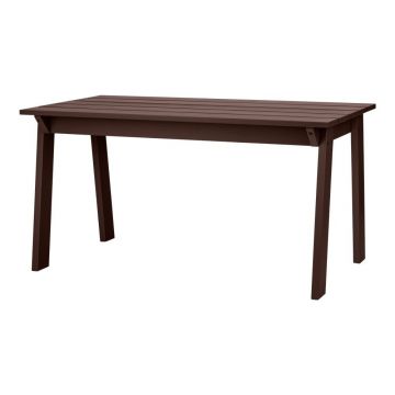 Masă de grădină din lemn de pin 77x140 cm Navo – noo.ma