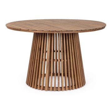 Masă de grădină rotundă din lemn de acacia ø 120 cm Rodano – Bizzotto