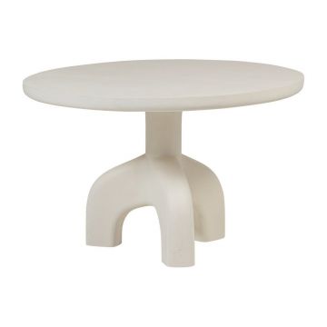 Masă de grădină rotundă din plastic ø 120 cm Luno – WOOOD