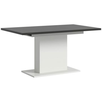 Masă din material pe bază de lemn, 150-190/90/76 cm,