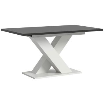 Masă din material pe bază de lemn, 150-190/90/76 cm,