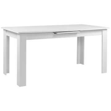 Masă din material pe bază de lemn, 160-200/80/75 cm,