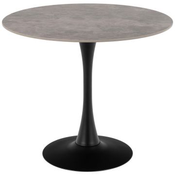 Masă din metal, ceramică, 90/75 cm