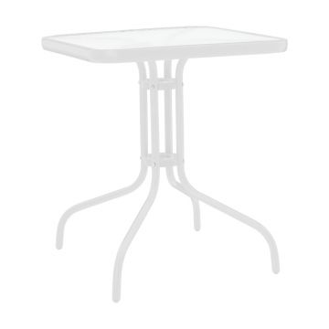Masa dining Watson, Alb, 70x70x70 cm
