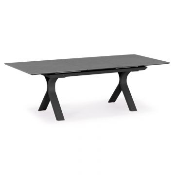 Masa extensibila ANDROMEDA S 180(240) x 100 CM - Gri inchis