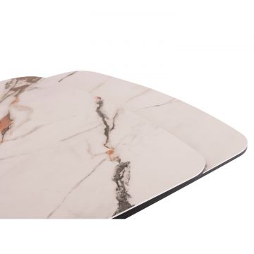 Masa extensibila OBSESSION 200(300) x 100 CM - Alb