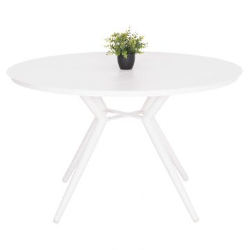 Masa TRAPEZIO  Φ 126 CM - Alb