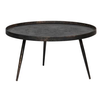 Măsuță auxiliară BePureHome Bounds, ø 76 cm, negru