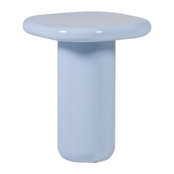 Măsuță auxiliară cu aspect lucios 50x50 cm Zava – WOOOD