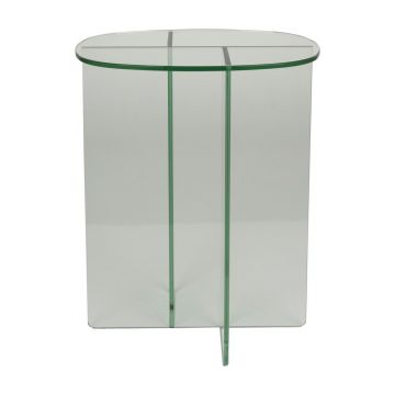 Măsuță auxiliară din sticlă 30x40 cm Linea – Zuiver