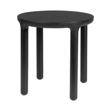 Măsuță auxiliară rotundă cu aspect de lemn de frasin ø 45 cm Storm – Zuiver