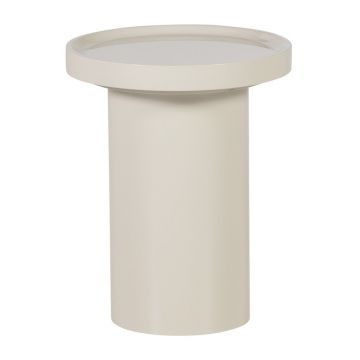 Măsuță auxiliară rotundă cu aspect lucios ø 40 cm Veluna – WOOOD