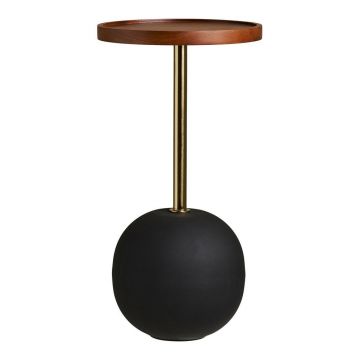 Măsuță auxiliară rotundă cu blat din lemn de mango ø 30 cm Sirone – House Nordic