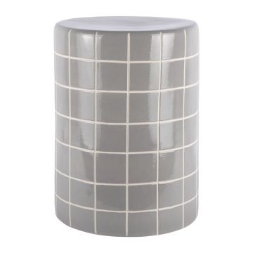 Măsuță auxiliară rotundă din ceramică ø 33 cm Retro Tiles – Leitmotiv