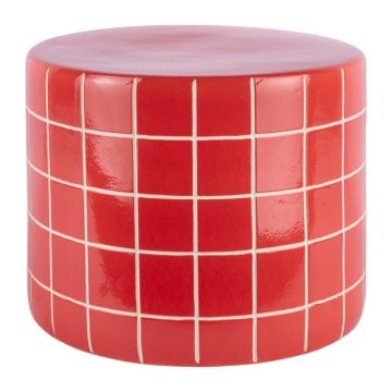 Măsuță auxiliară rotundă din ceramică ø 42 cm Retro Tiles – Leitmotiv