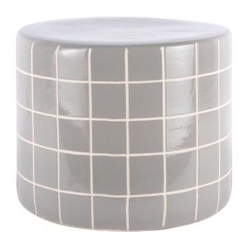 Măsuță auxiliară rotundă din ceramică ø 42 cm Retro Tiles – Leitmotiv