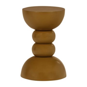 Măsuță auxiliară rotundă din lemn de mango ø 35 cm Miel – WOOOD