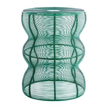 Măsuță auxiliară rotundă din metal ø 30 cm Cuerda Onda – Leitmotiv