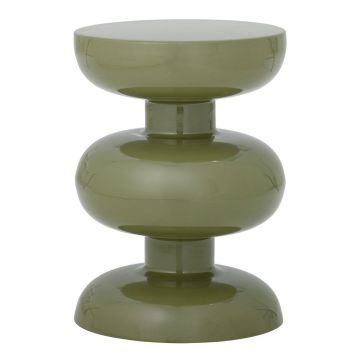 Măsuță auxiliară rotundă din metal ø 33,5 cm Alba – Bloomingville